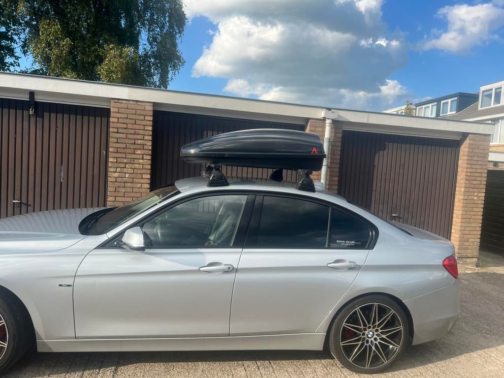 Dak koffer met rail, Auto diversen, Dakkoffers, Ophalen of Verzenden, Zo goed als nieuw