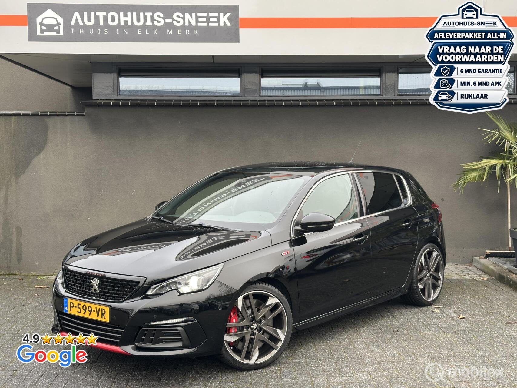 Peugeot 308 1.6 PureTech GTi | Vol opties | 12 mnd Garantie, Auto's, Voorwielaandrijving, Automatische klimaatregeling, 15 km/l