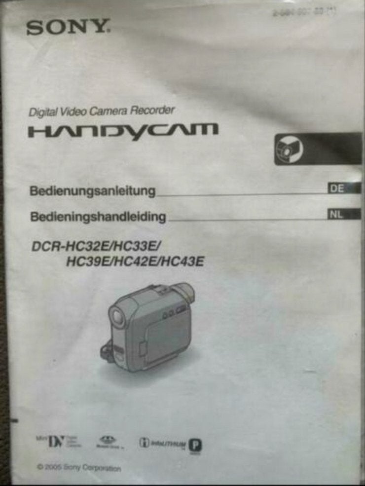Sony Hsndycsm DCR HC, Overcompleet met veel access, NIEUW, Audio, Tv en Foto, Videocamera's Analoog, Ophalen, Hi 8