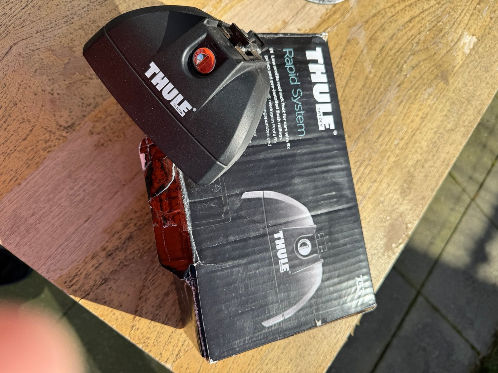 Thule Rapid systeem 753 inclusief slotenset, Ophalen of Verzenden, Zo goed als nieuw