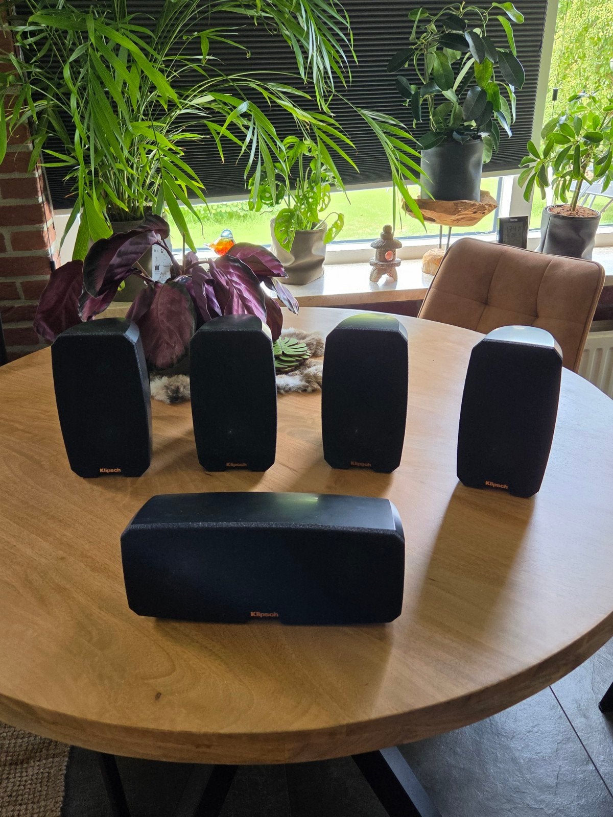 Klipsch Reference Theater Pack 5.0 met beugels - ZGAN, Overige systemen, 70 watt of meer, Zo goed als nieuw, Overige spelers