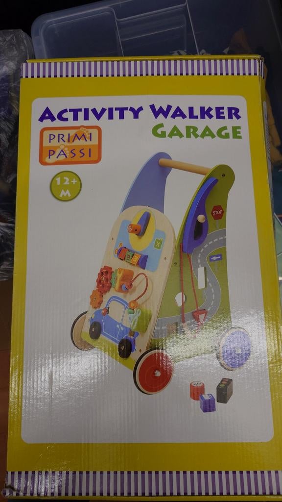 Primi Passi Activity Walker Garage Loopwagen, Ophalen of Verzenden, Gebruikt, Overige typen, Met wieltjes