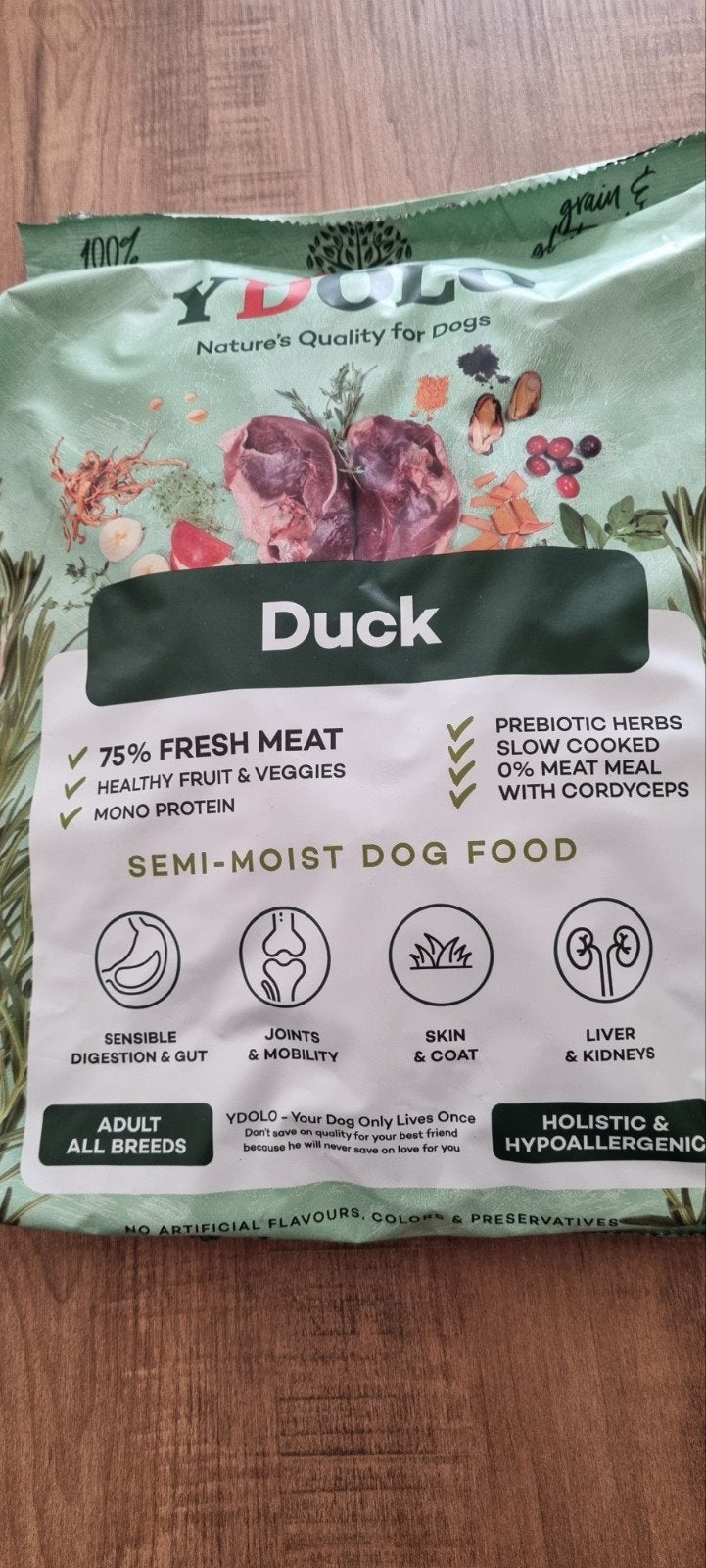 ydolo semi moist duck, Dieren en Toebehoren, Verzenden, Hond