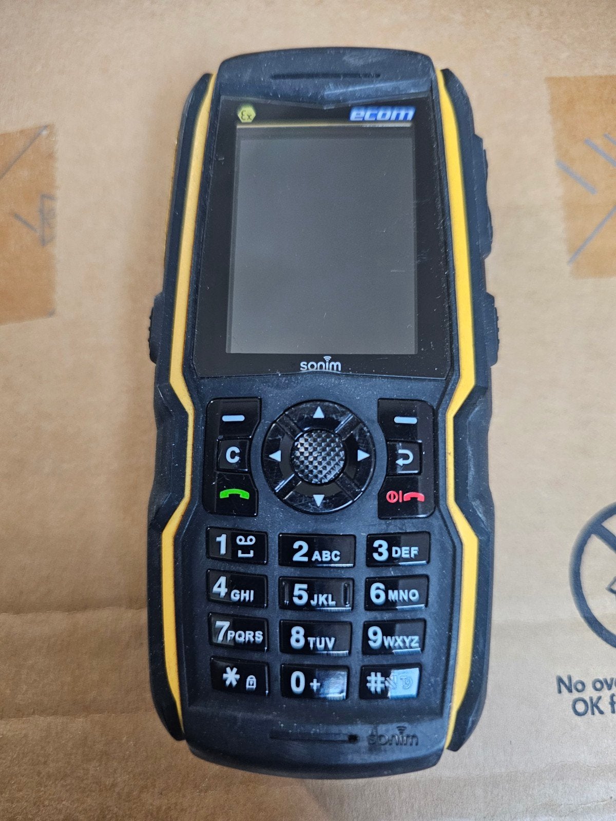 Ecom Sonim Ex-Handy 07 - Robuuste ATEX-telefoon, Gebruikt, Ophalen of Verzenden, Minder dan 3 megapixel, Klassiek of Candybar