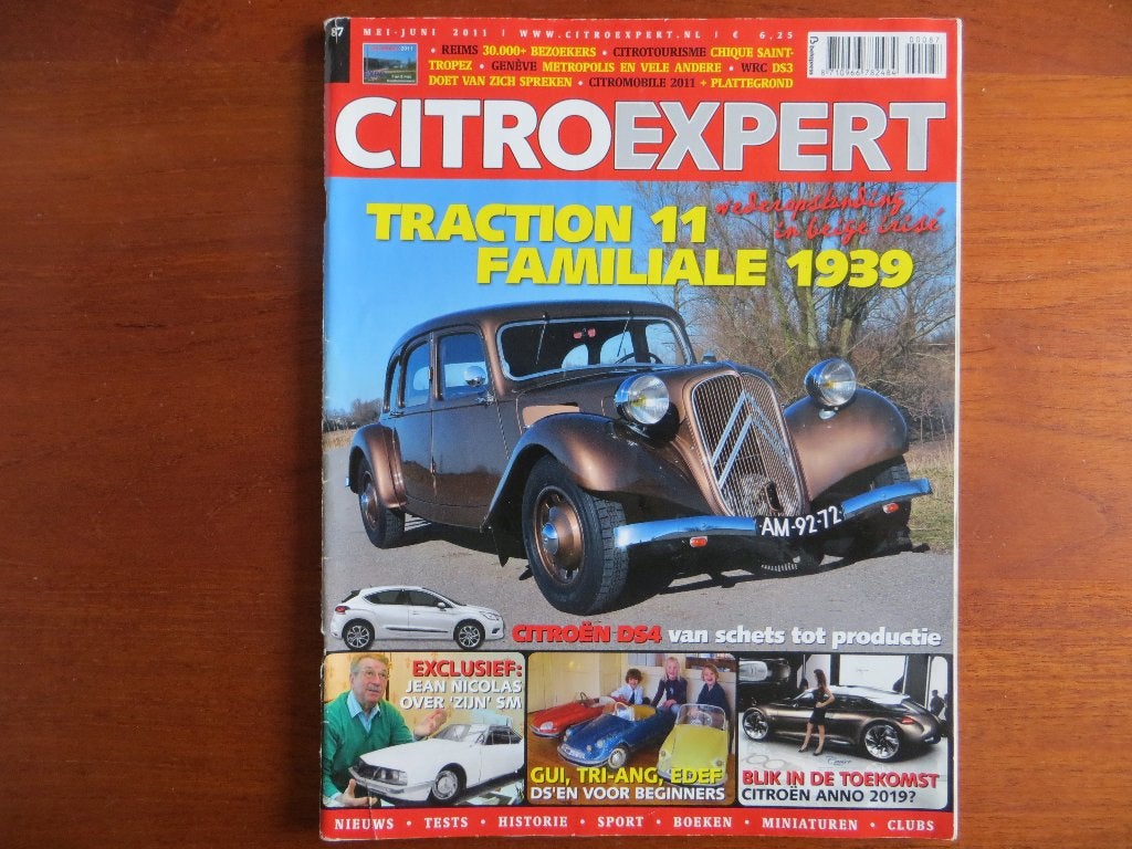 CitroExpert 87 Traction 11 Familiale, DS4, CitroMobile 2011, Boeken, Auto's | Folders en Tijdschriften, Ophalen of Verzenden, Zo goed als nieuw