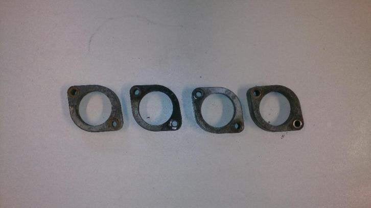 Kawasaki GPZ600R uitlaatflenzen GPZ600 ringen flens uitlaat, Motoren, Ophalen of Verzenden, Gebruikt