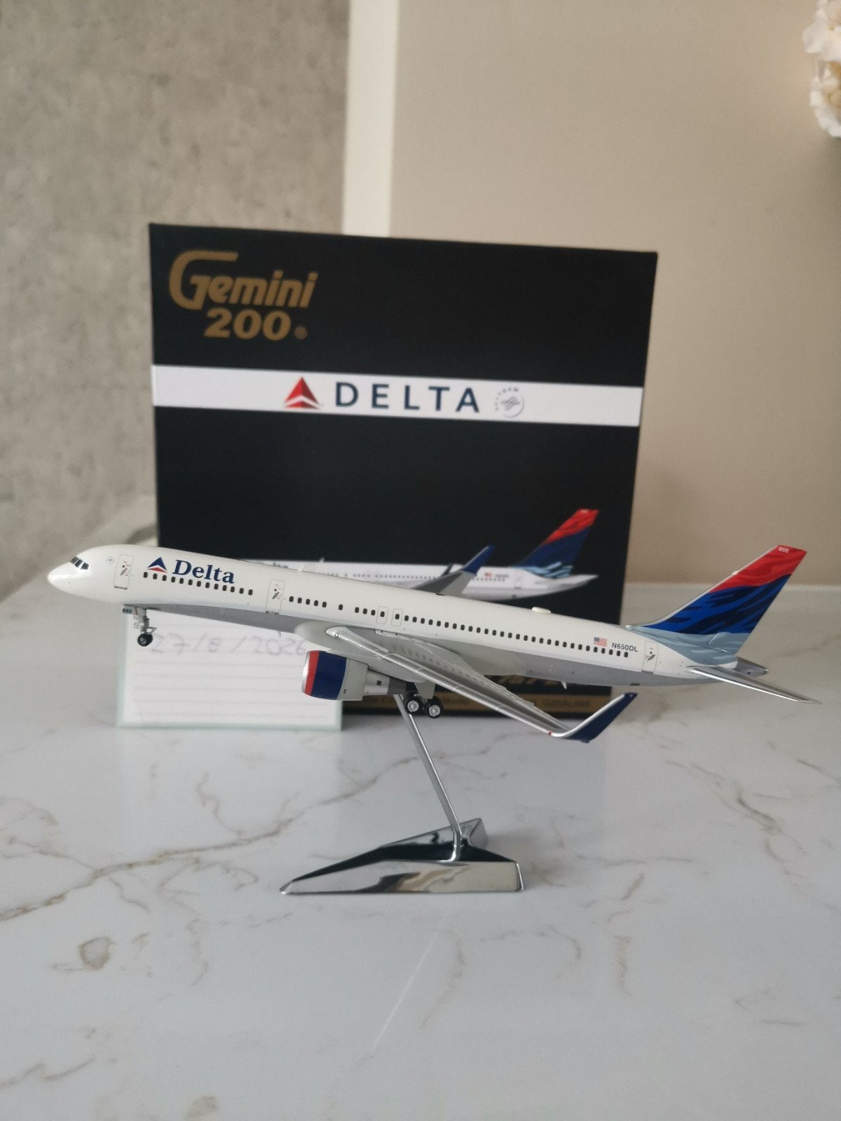 Delta 'Colors in motion' B757-200 Gemini Jets 1:200 G2DAL095, Overige merken, 1:200 of kleiner, Nieuw, Ophalen of Verzenden