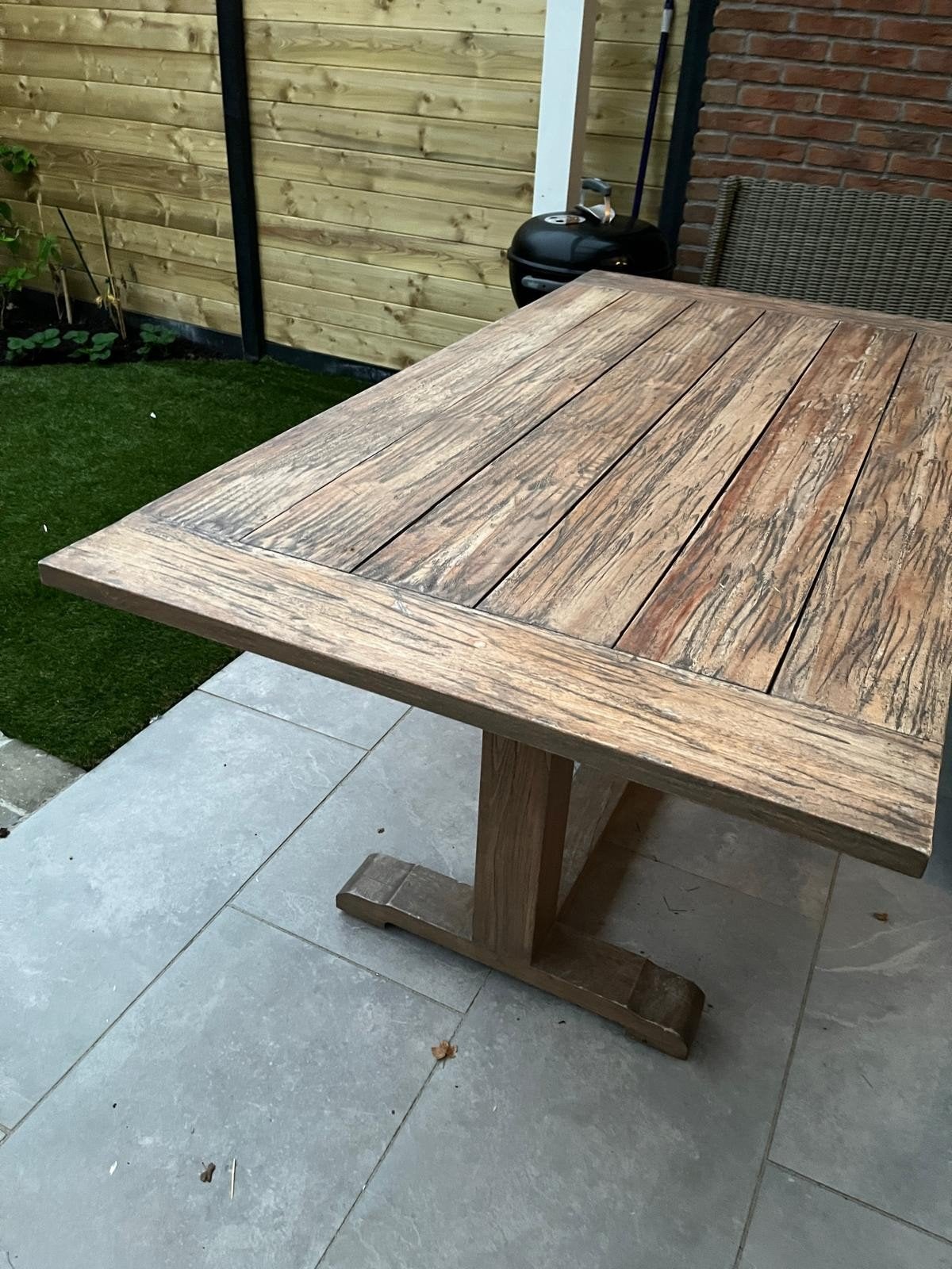 Foto 4 van houten tuintafel 170cm90cm80cm (lbh)