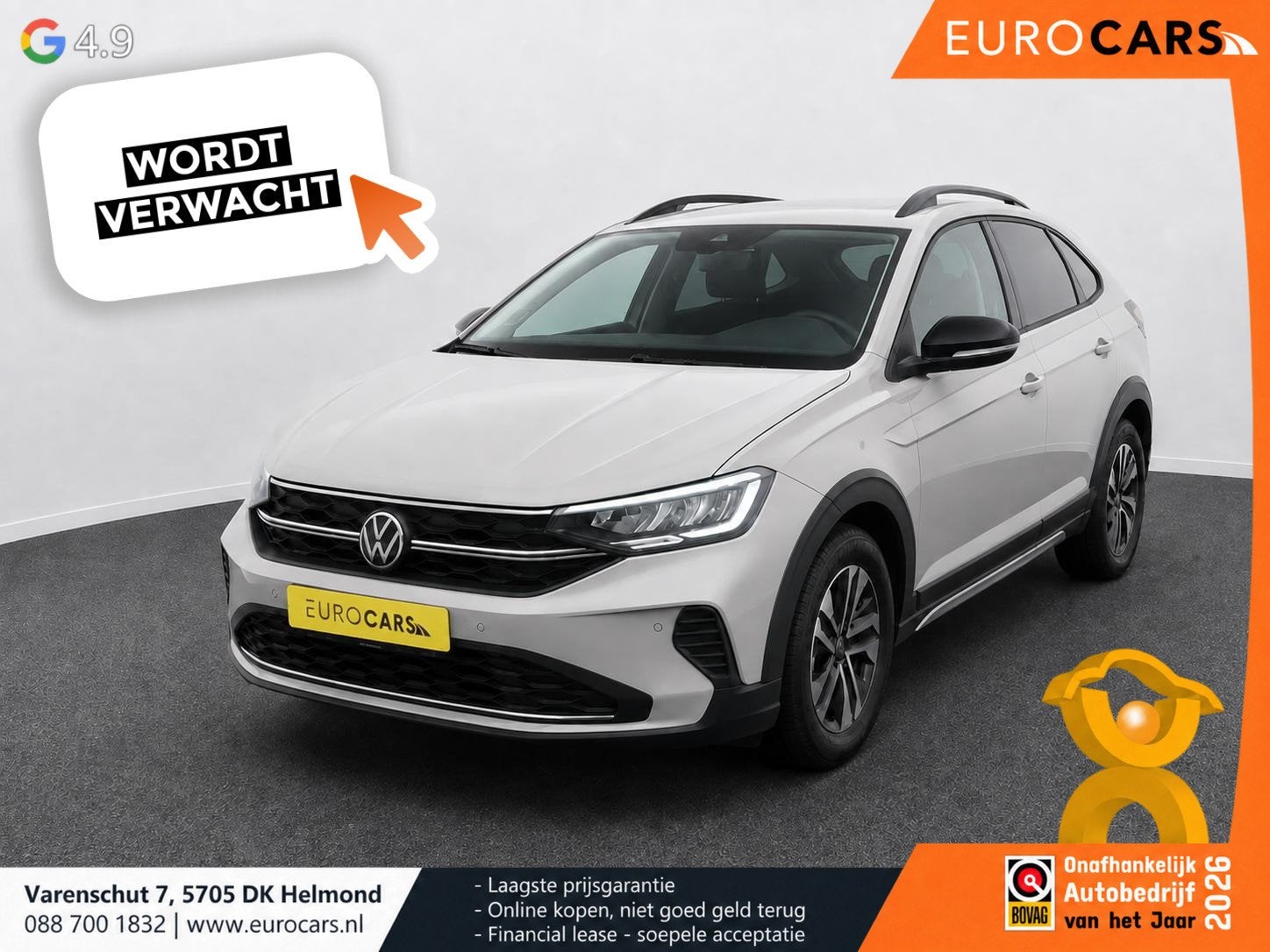 Volkswagen Taigo 1.0 TSI Life Camera Stoelverwarming Navigat, Auto's, Voorwielaandrijving, Stof, Gebruikt, 95 pk