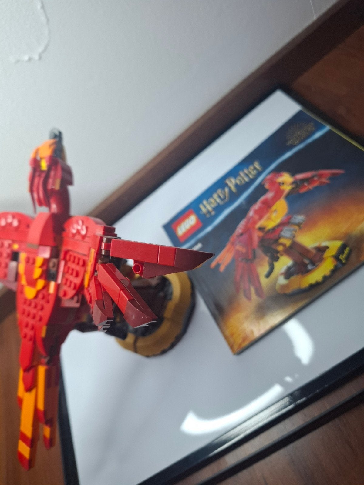 LEGO Harry Potter Fawkes (76394) - 95% compleet, Gebruikt, Lego, Harry Potter, Ophalen of Verzenden