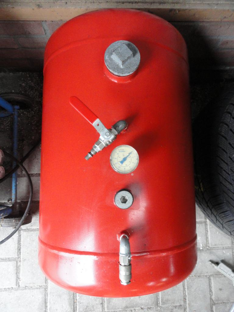 RVS luchtketel 72 liter, Ophalen, 6 tot 10 bar, Nieuw, Minder dan 200 liter/min