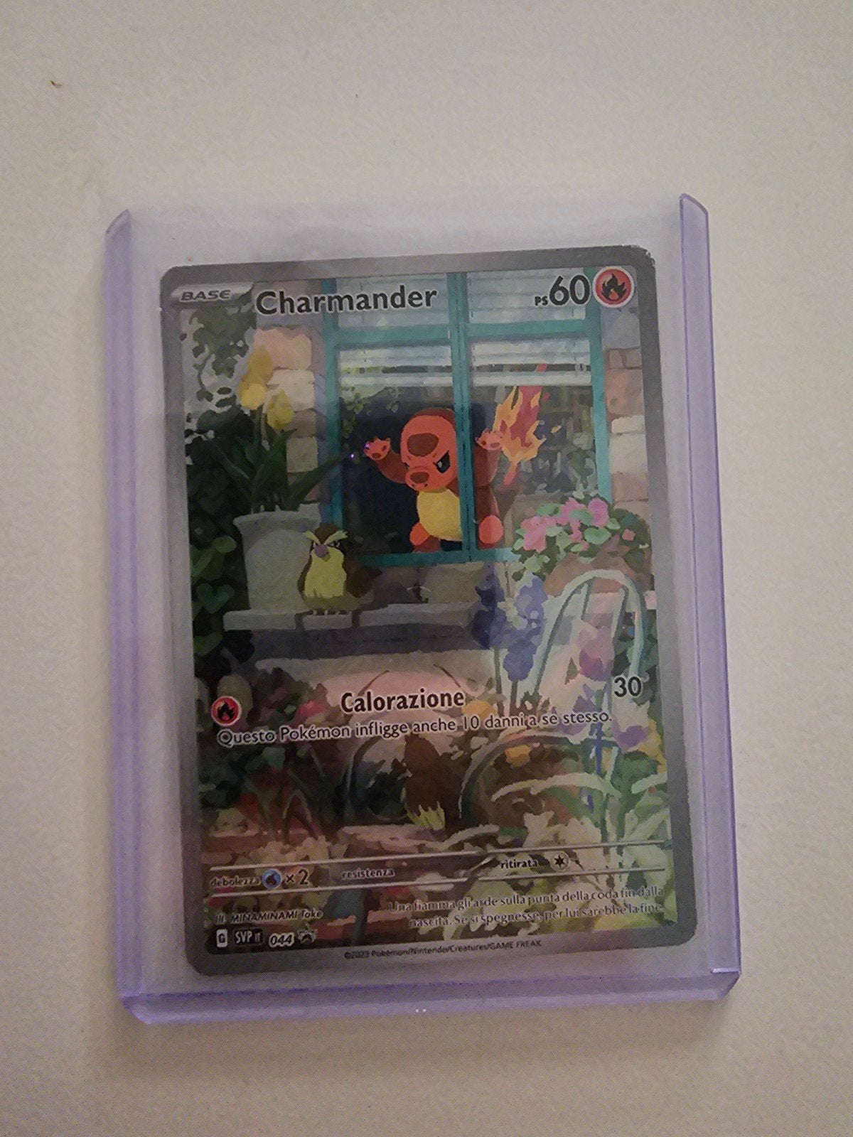 Charmander Pokémon kaart (SVP 044) - Zo goed als nieuw, Ophalen of Verzenden, Zo goed als nieuw, Losse kaart