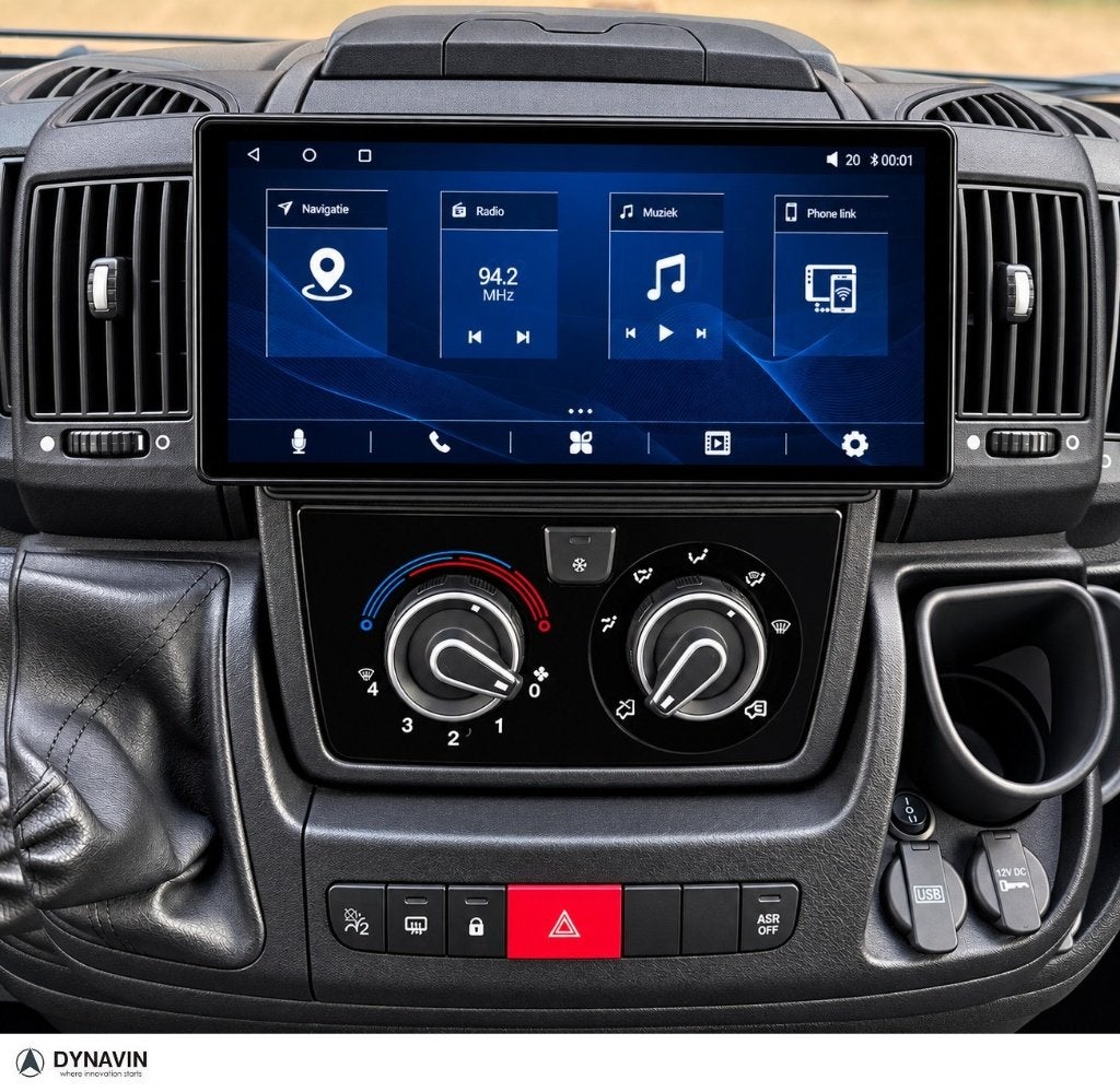 fiat ducato camera navigatie 2007 carplay android 16 qualcom, Ophalen of Verzenden, Dynavin, Verkoop@inbouwnavigatie.com, Oberonweg 262 3208pg