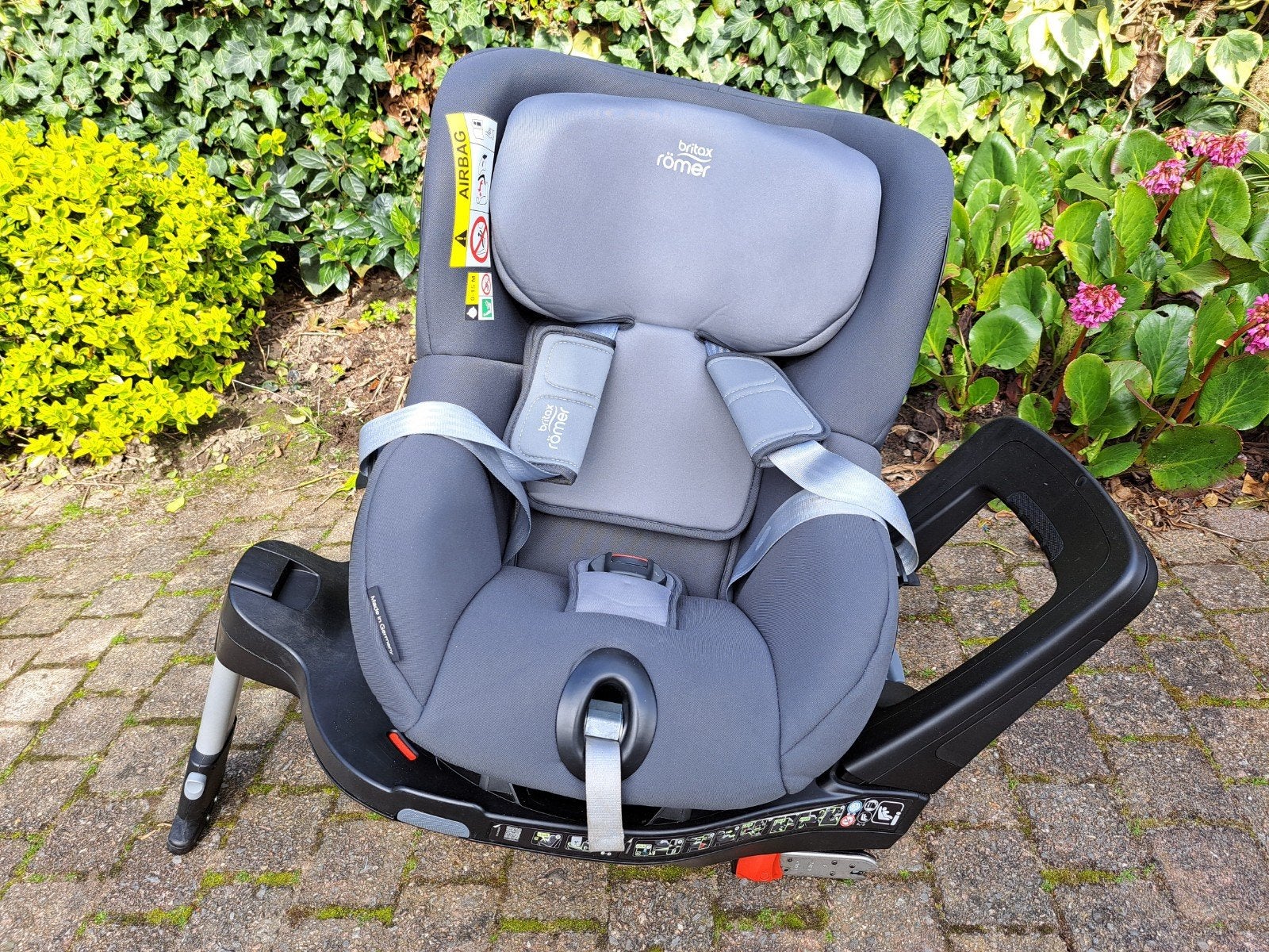 Britax Römer Dualfix M-Size Storm Grey autostoel, Kinderen en Baby's, Autostoeltjes, Ophalen, Romer, Gebruikt, 15 t/m 36 kg