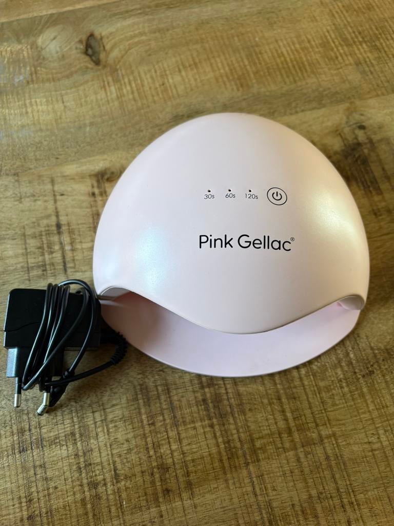 Pink Gellac lamp, Ophalen of Verzenden, Zo goed als nieuw, Wit, Handen en Nagels