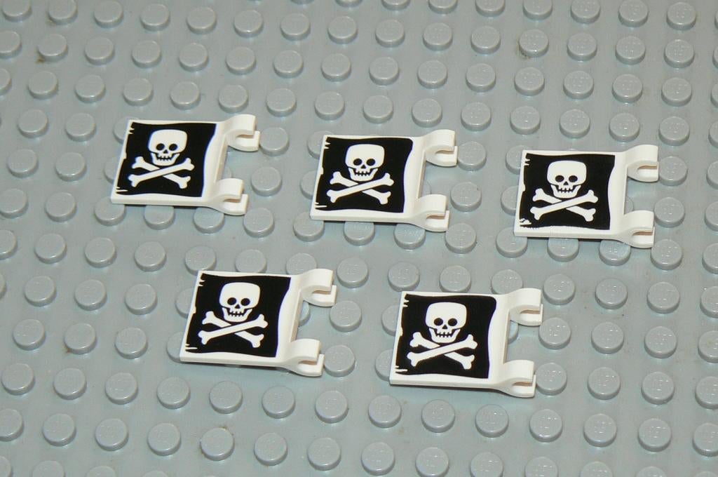 L1251 Piraten vlag 5 st., Ophalen of Verzenden, Nieuw, Losse stenen, Lego