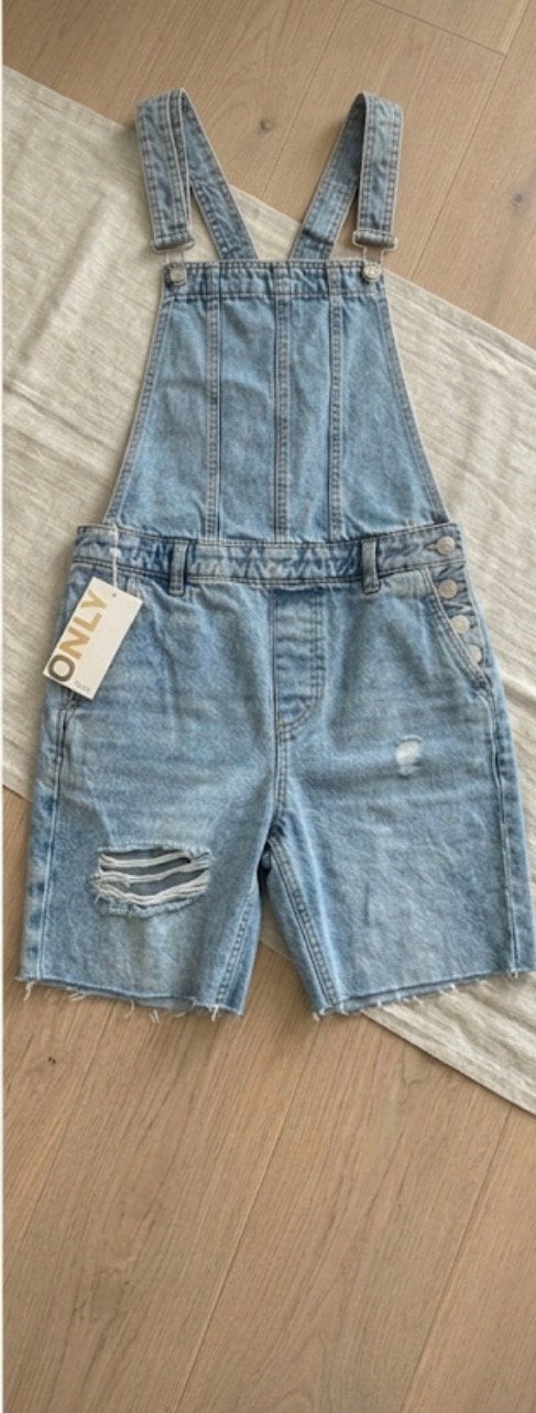 Spijker jumpsuit, Ophalen of Verzenden, Nieuw, Maat 36 (S), Blauw