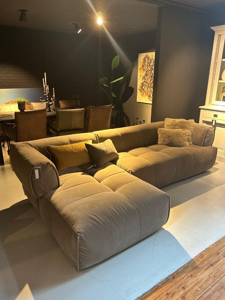 Hoekbank Brulee, Huis en Inrichting, Banken | Bankstellen, Ophalen, 250 tot 300 cm, Easy sofa, Hoekbank