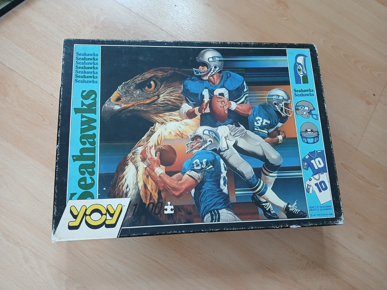 YoYo Seahawks Legpuzzel 1000 stukjes, Ophalen of Verzenden, 500 t/m 1500 stukjes, Gebruikt, Legpuzzel