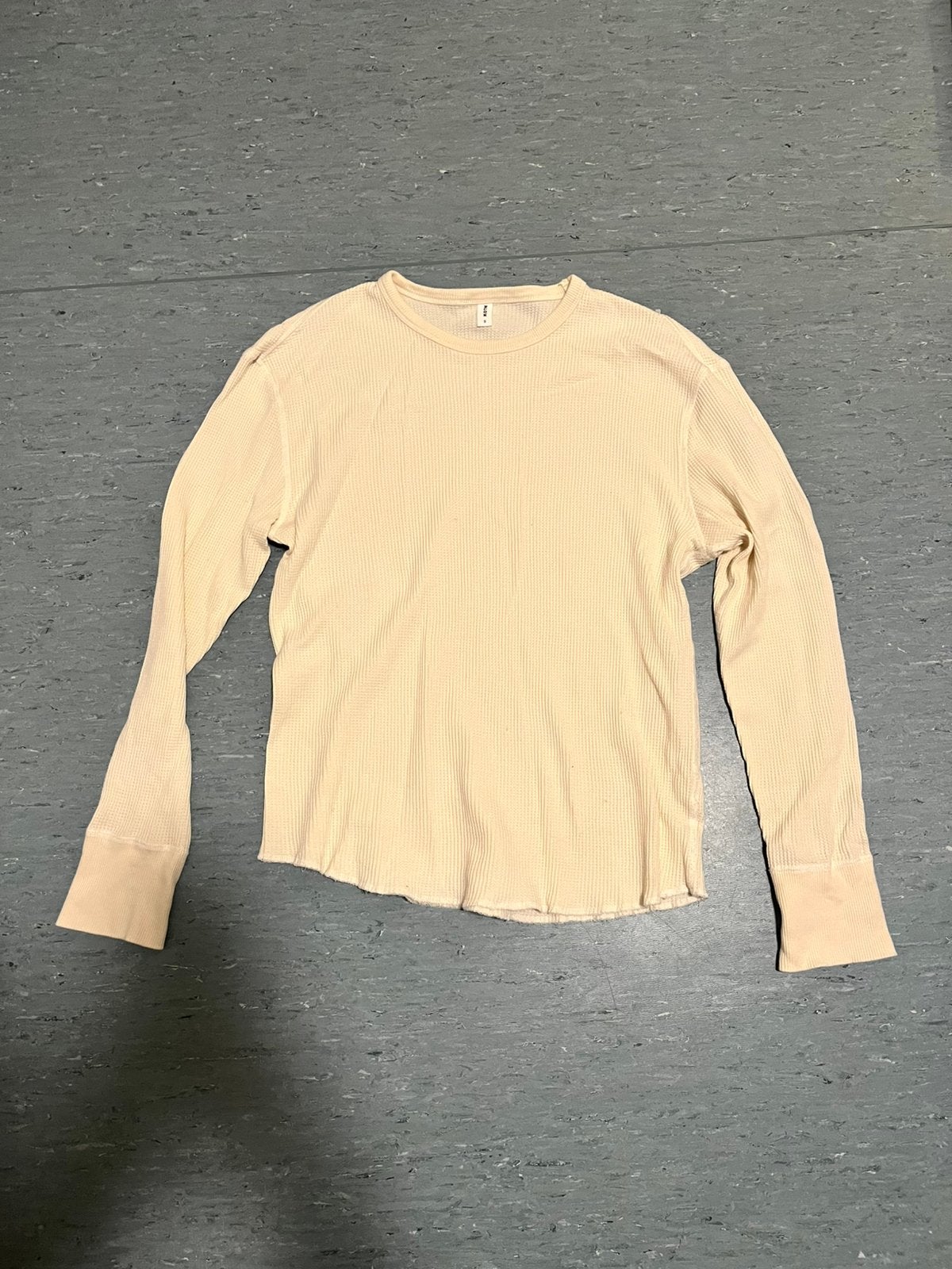 KOTN waffle texture long sleeve cream colour, Ophalen, Zo goed als nieuw, Wit, Halswijdte 38 (S) of kleiner