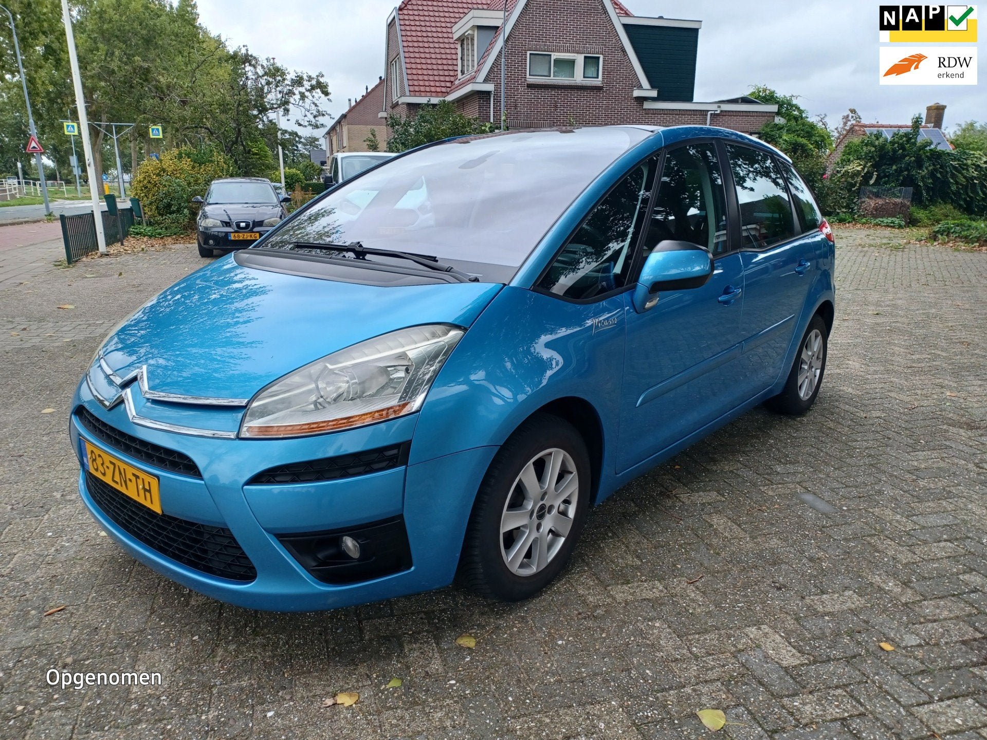 Citroen C4 Picasso 1.8-16V Ambiance Panodak, Trekhaak, NAP, Auto's, Dealer onderhouden, Gebruikt, Zwart, 4 cilinders