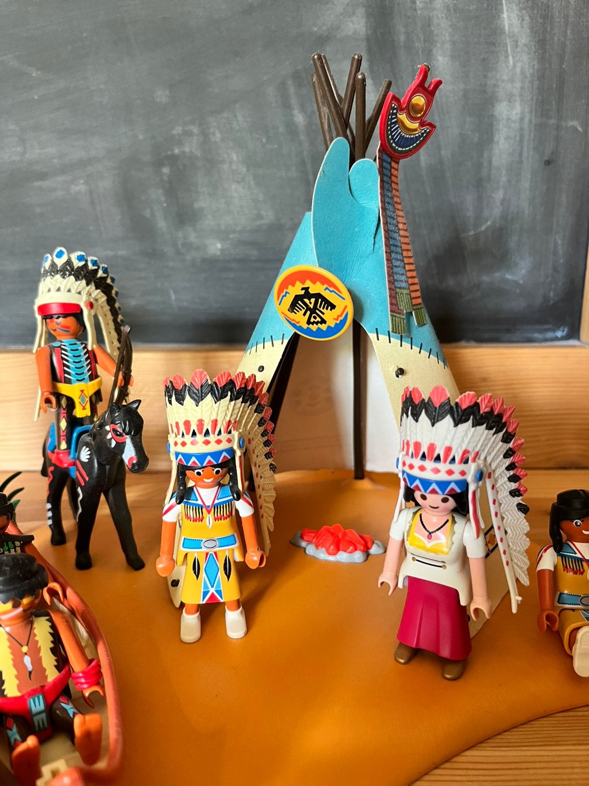 Indianen Play Mobil Collectors Item, Ophalen of Verzenden, Zo goed als nieuw