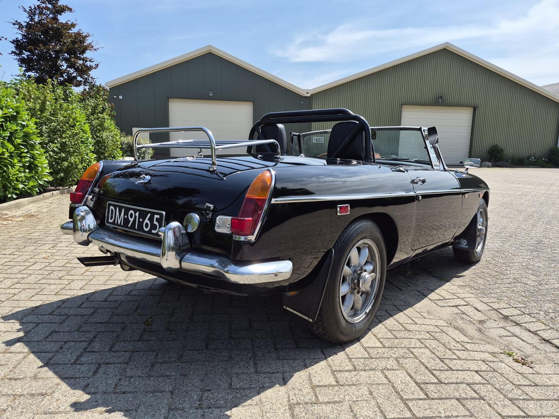 MG Mgc Roadster 6-cilinder (met rolkooi) - 1969, Zwart, Cabriolet, Zwart, Bedrijf