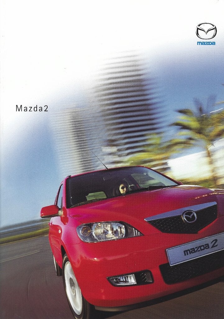 Brochure Mazda 2 2003, Ophalen of Verzenden, Gelezen, Mazda
