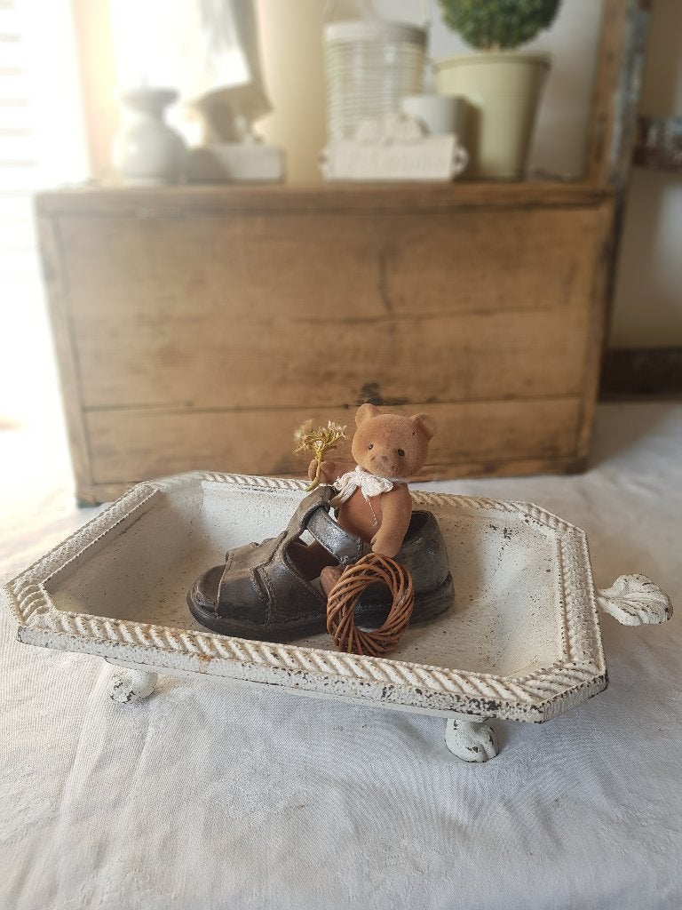 zeldzame gietijzeren antieke kwispeldoor, brocante schaal, Ophalen of Verzenden