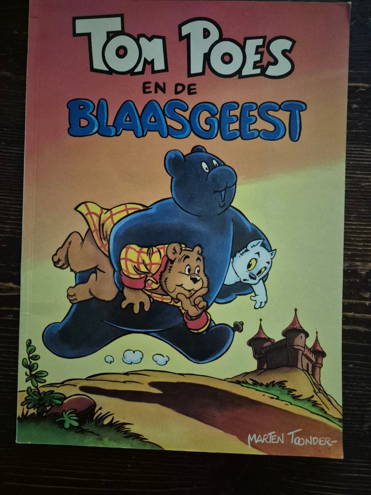 Tom Poes en de Blaasgeest - Marten Toonder stripboek, Boeken, Eén stripboek, Ophalen of Verzenden, Gelezen, Marten Toonder