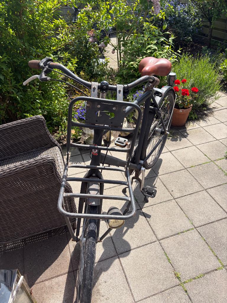 Empo stadsfiets, Fietsen en Brommers, Terugtraprem, Gebruikt, Versnellingen, Ophalen