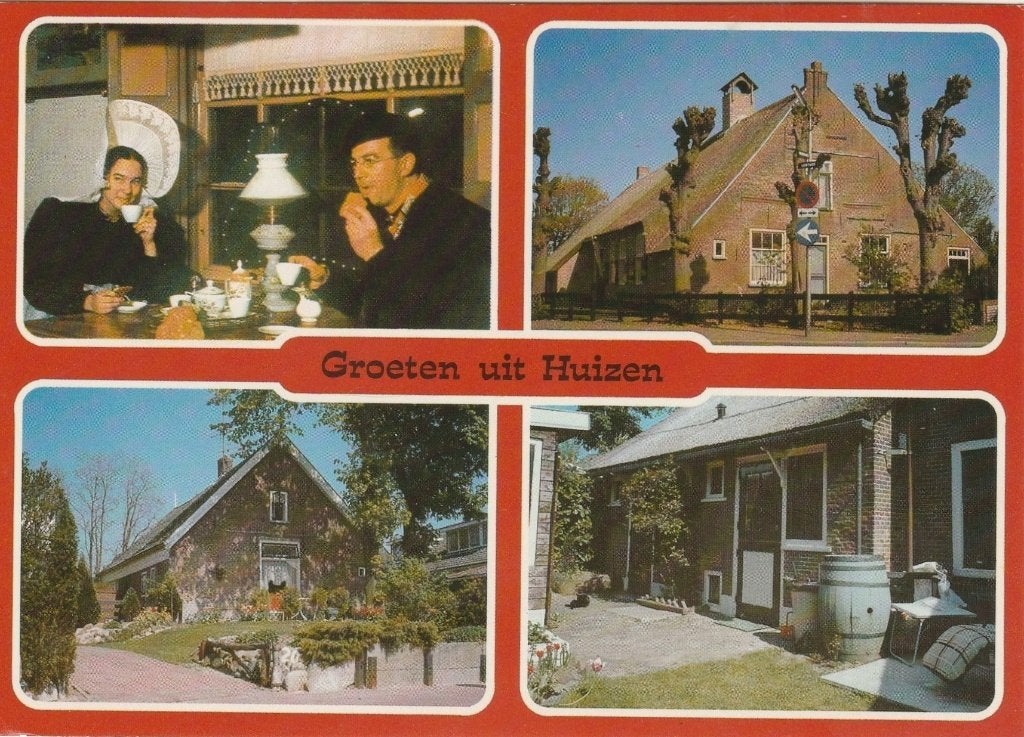 HUIZEN (N.B.) Klederdracht Boerderijen Groeten, Verzenden, 1980 tot heden, Gelopen, Noord-Holland