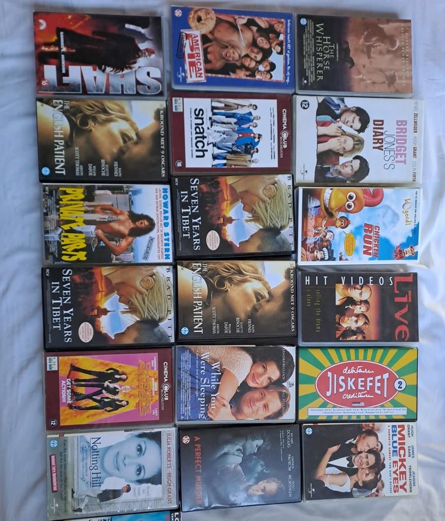 17 VHS Videobanden - Diverse Titels, Cd's en Dvd's, VHS | Film, Vanaf 16 jaar, Ophalen of Verzenden, Gebruikt, Overige genres