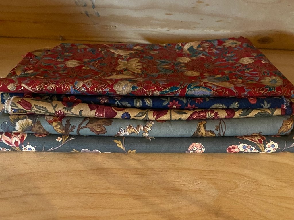 5 stoffen, oa Den Haan & Wagenmakers, Morris, Overige kleuren, 120 cm of meer, Nieuw, Ophalen of Verzenden