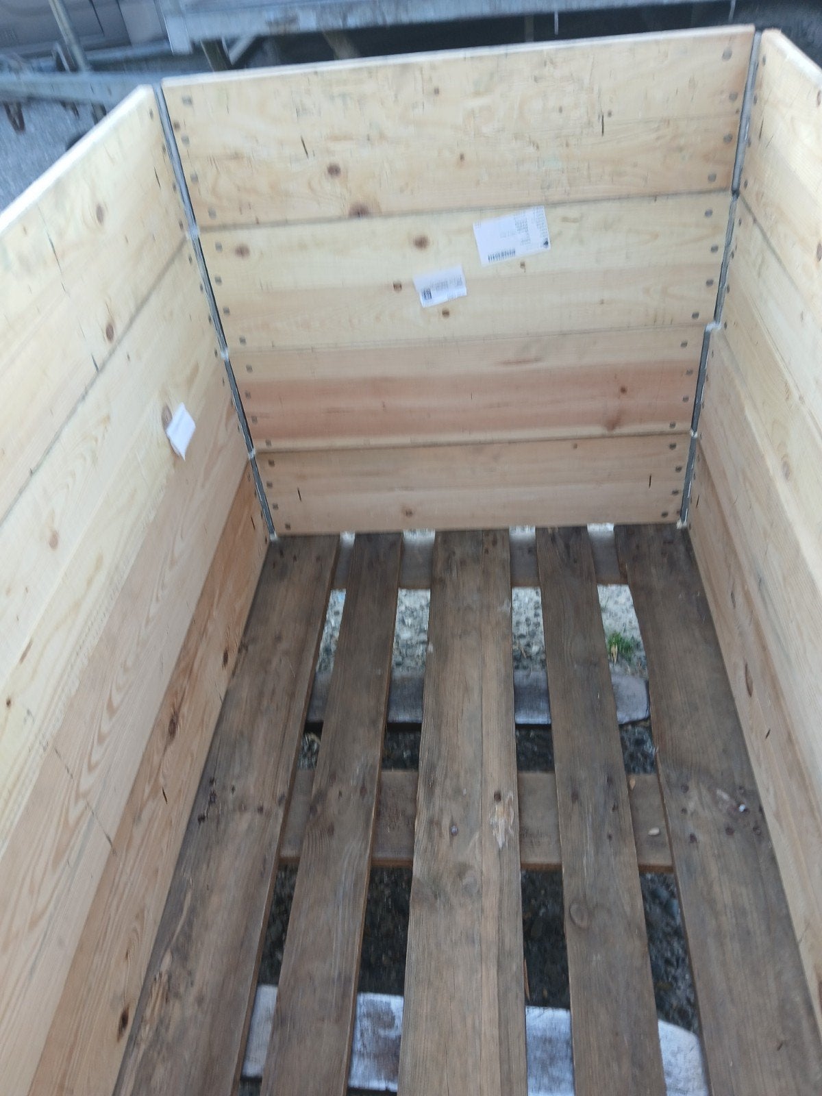 Euro pallet met 4 opzetranden - diverse stuks, Ophalen, Gebruikt, 100 cm of meer, 60 cm of meer
