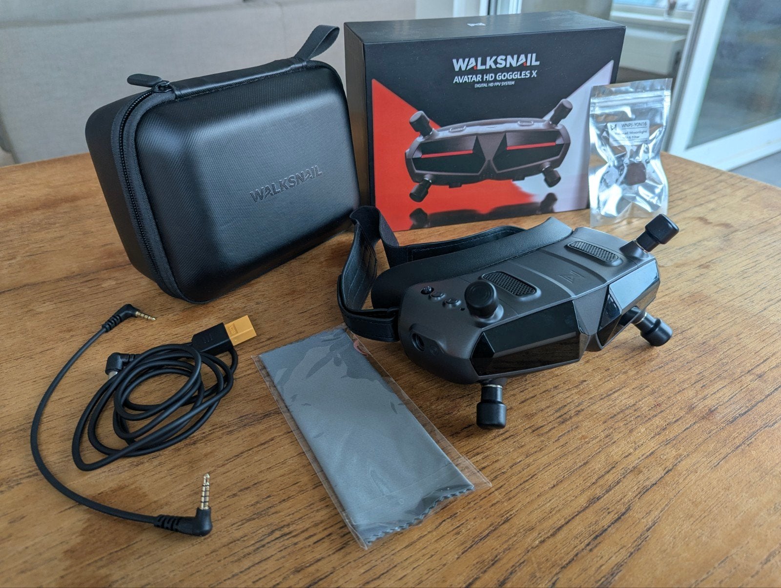 Walksnail Avatar Goggles X, zo goed als nieuw, Meer dan 10 kilometer, Ophalen of Verzenden, Zo goed als nieuw, First person view (FPV)