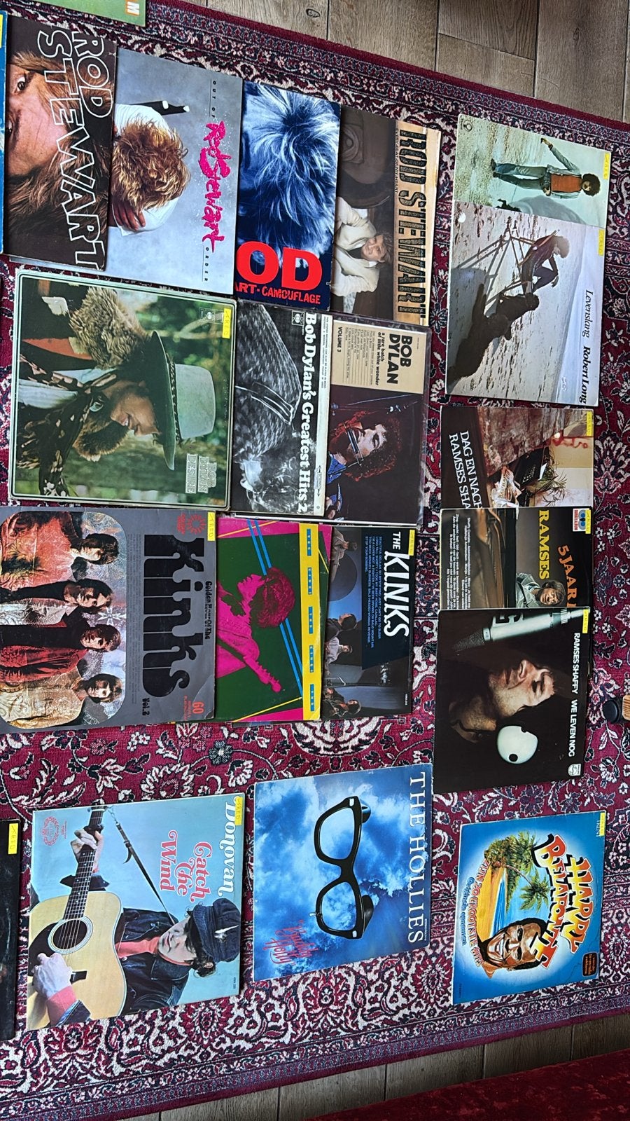 Diverse Pop/Rock LP's - Rod Stewart, Bob Dylan, The Kinks, Ophalen, LP, Gebruikt, Pop