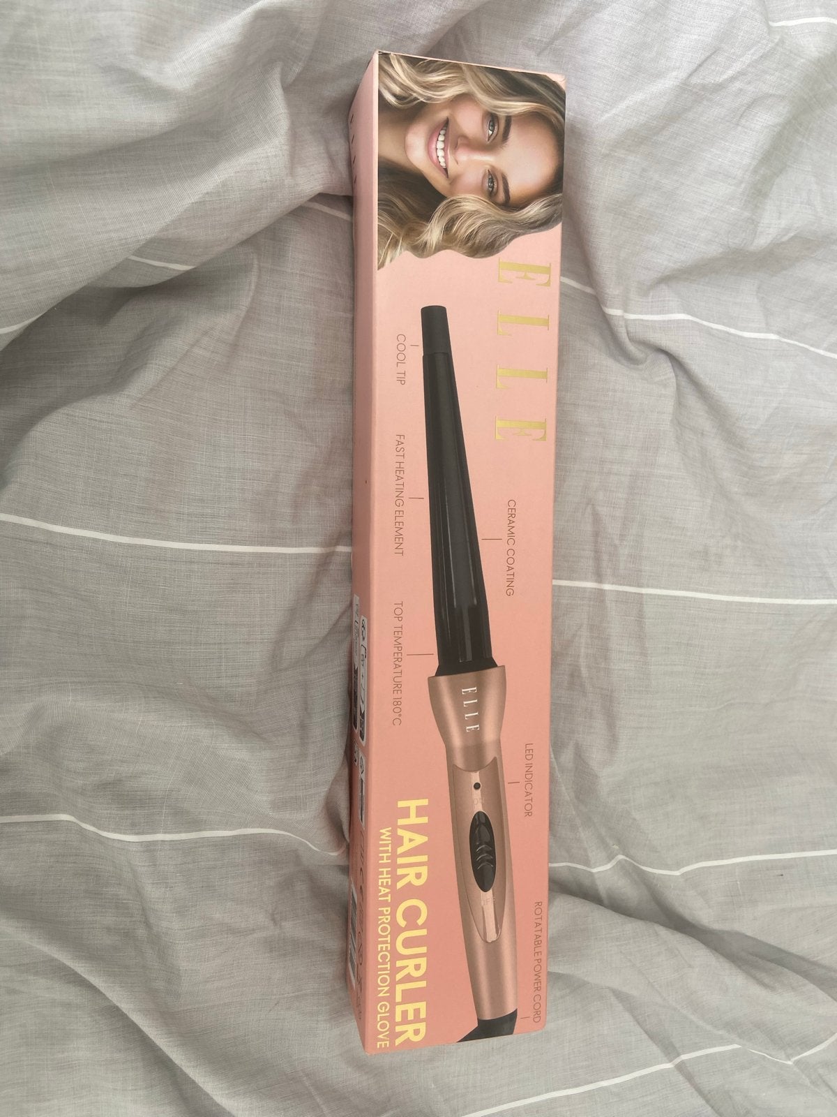 ELLE Krultang met Keramische Coating en Hittebescherming, Ophalen of Verzenden, Nieuw, Haarverzorging