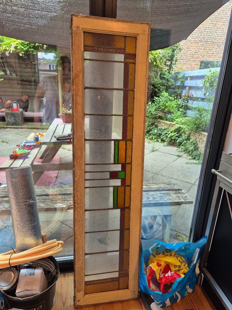 Glas in lood ramen, Doe-het-zelf en Verbouw, Glas en Ramen, Ophalen, Gebruikt, Minder dan 80 cm, Glas in lood