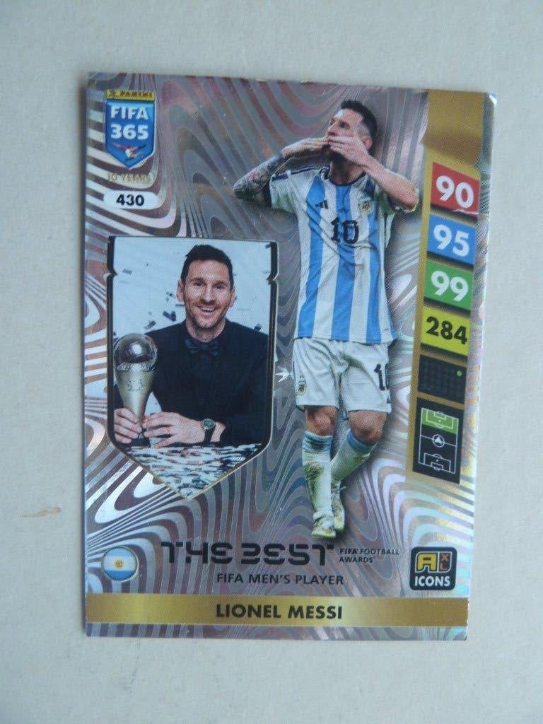 Panini Card Fifa 365. Lionel.Messi The BestFifa Man's player, Ophalen of Verzenden, Gebruikt, Buitenlandse clubs, Poster, Plaatje of Sticker