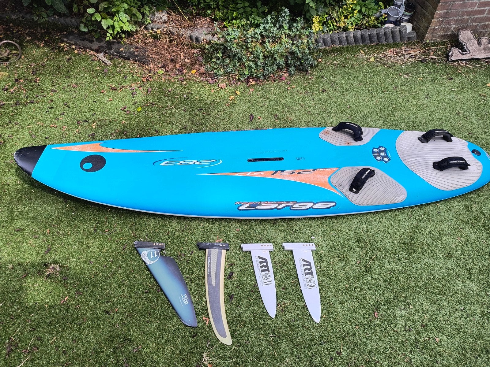 Bic Techno 283 (152L) incl vinnen, Ophalen, 250 tot 300 cm, Gebruikt, Plank