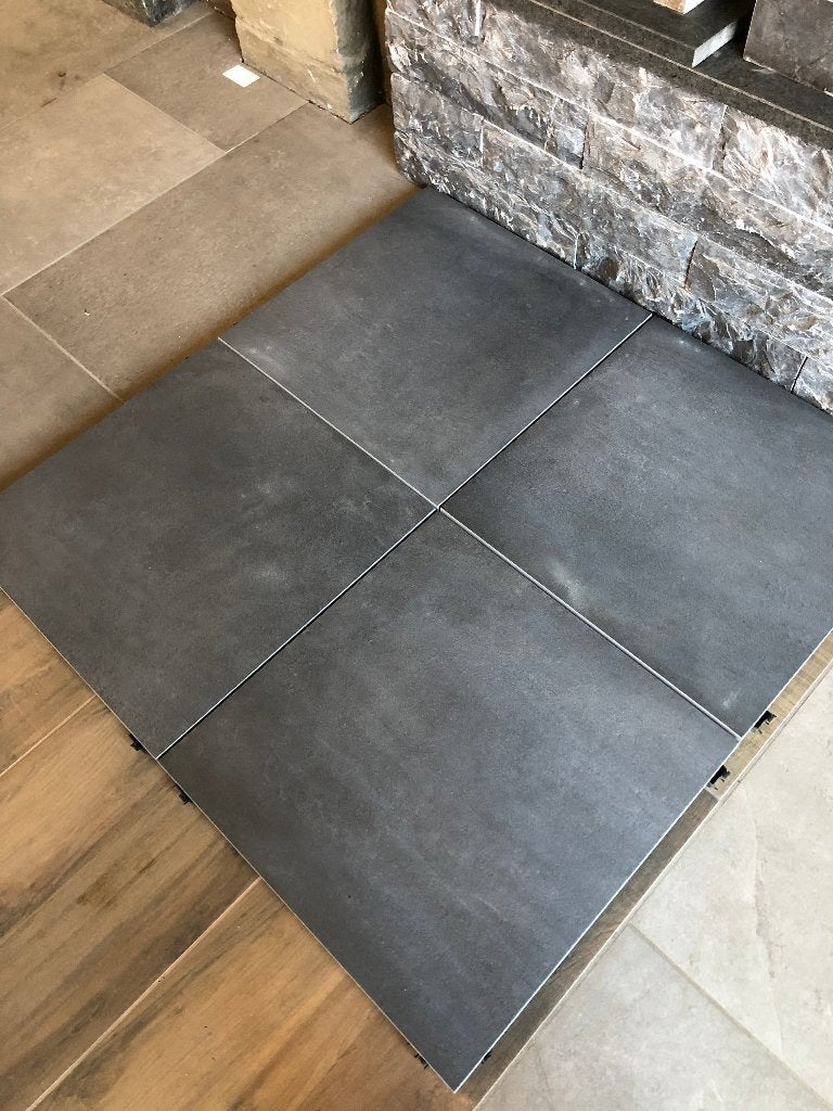 keramische terrastegels Land black 60x60x2 cm actie, Keramiek, Nieuw, Ophalen of Verzenden, 10 m² of meer