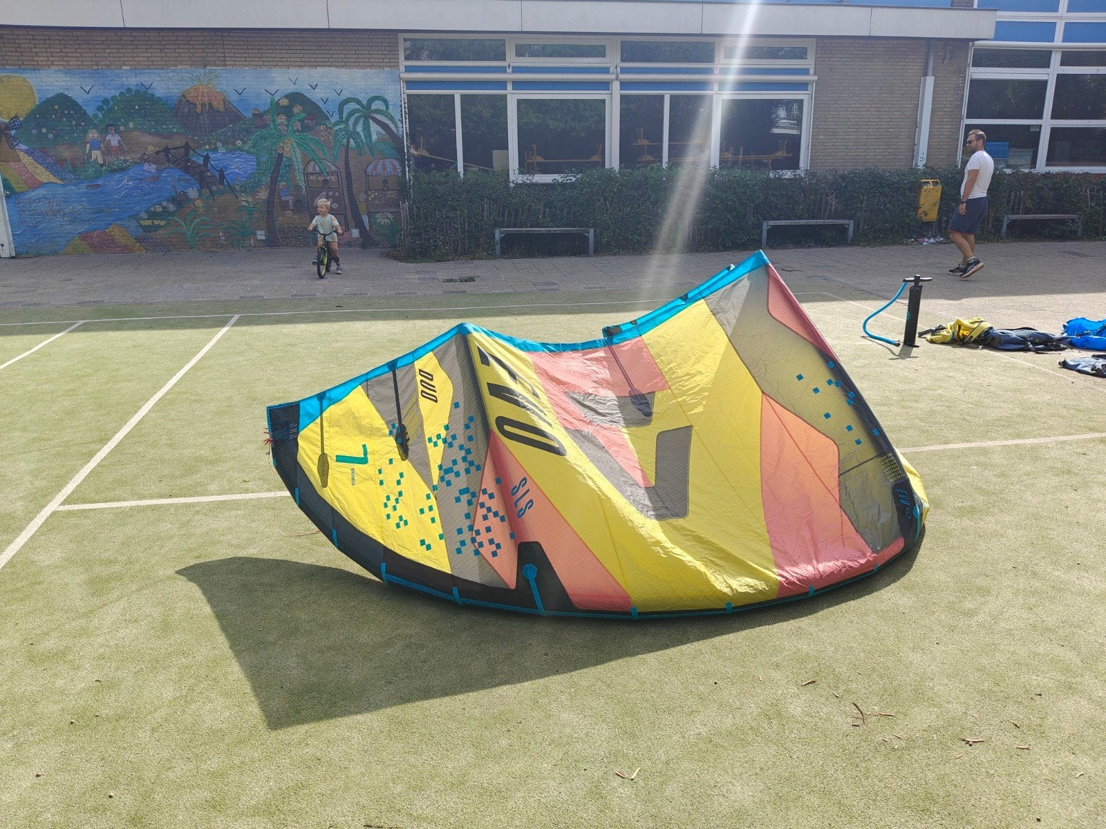 Duotone Evo SLS 7m 2023 - Zo goed als nieuw, Ophalen, Geen board, Zo goed als nieuw, Kite