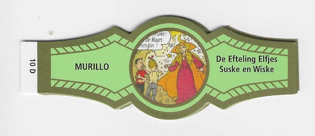 reeks 2671     suske en wiske 1-10 sigarenbanden, Ophalen of Verzenden, Zo goed als nieuw, Sigarenbandjes
