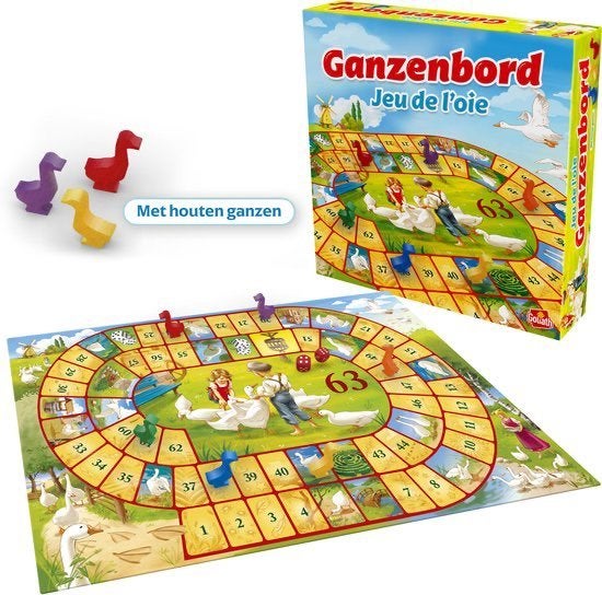 Goliath Ganzenbord - Bordspel - Familiespel DE GOEDKOOPSTE, N.V.T., Nieuw, N.V.T., N.V.T.