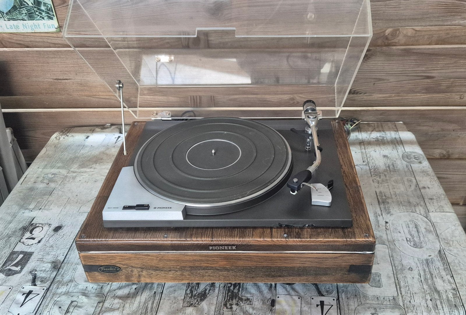 Vintage Pioneer pl-41 platenspeler  zgan, Audio, Tv en Foto, Platenspelers, Ophalen, Zo goed als nieuw, Overige merken