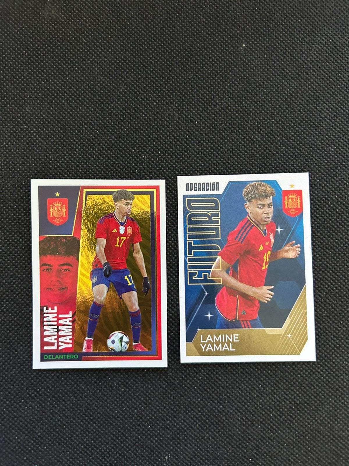 Twee Lamine Yamal stickers, Ophalen of Verzenden, Zo goed als nieuw, Meerdere stickers