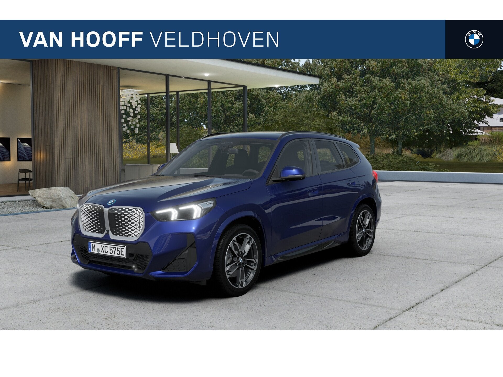 BMW iX1 eDrive20 M Sport / Sportstoelen / Comfort Access / H, Auto's, Dealer onderhouden, Zwart, Blauw, Nieuw