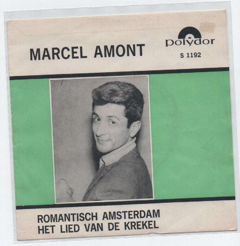 Marcel Amont- Romantisch Amsterdam, Cd's en Dvd's, Vinyl Singles, Verzenden, 7 inch, Zo goed als nieuw, Fotohoes