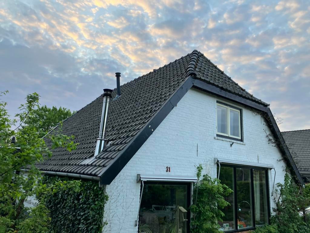 Oude dakpannen tuile du nord 130m2, Ophalen, Gebruikt, Steen of Klei, 15 m² of meer